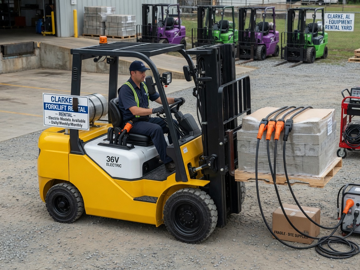 Electric Forklift Rental services